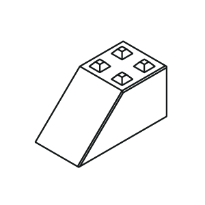 Betonblock 80 Sockel von Lasselsberger