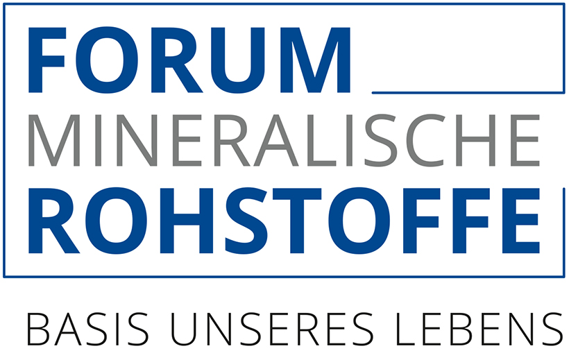 Logo des "Forum Mineralische Rohstoffe" - Partner von Lasselsberger